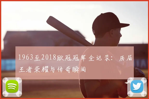 1963至2018欧冠冠军全记录：历届王者荣耀与传奇瞬间